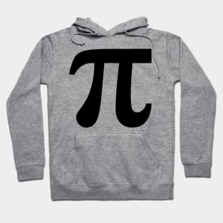 Pi / ∏ / π (Mathematics / Geometry / Black) Hoodie